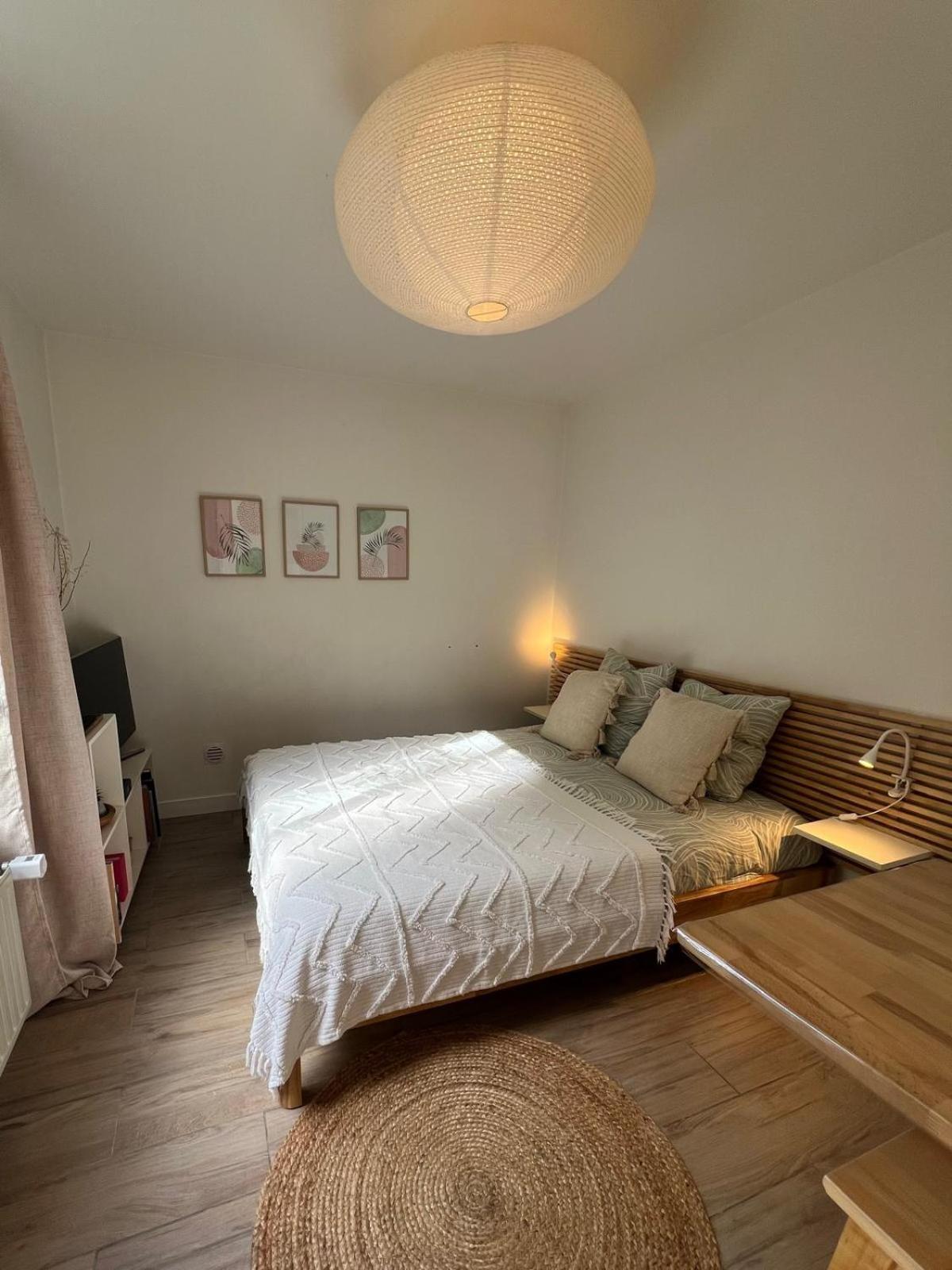 Escale Cosy A Pontoise Jacuzzi Et Terrasse Lägenhet Exteriör bild